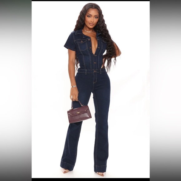 Blue Jean jumpsuit - Picture 1 of 2